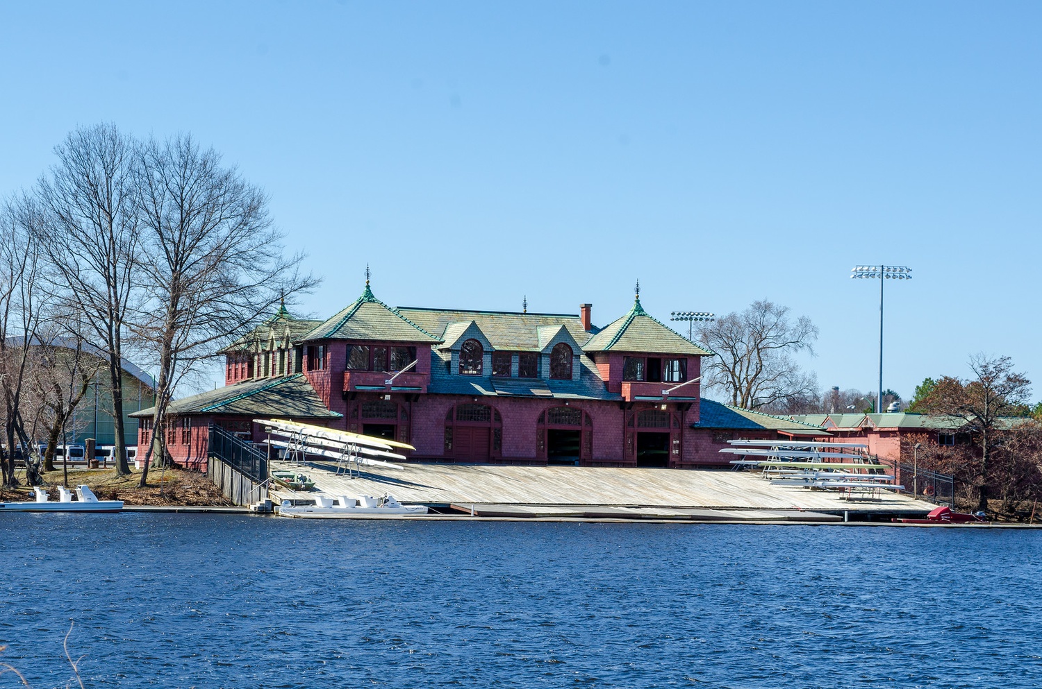 Harvard's Newell Boathouse will undergo renovations this year.