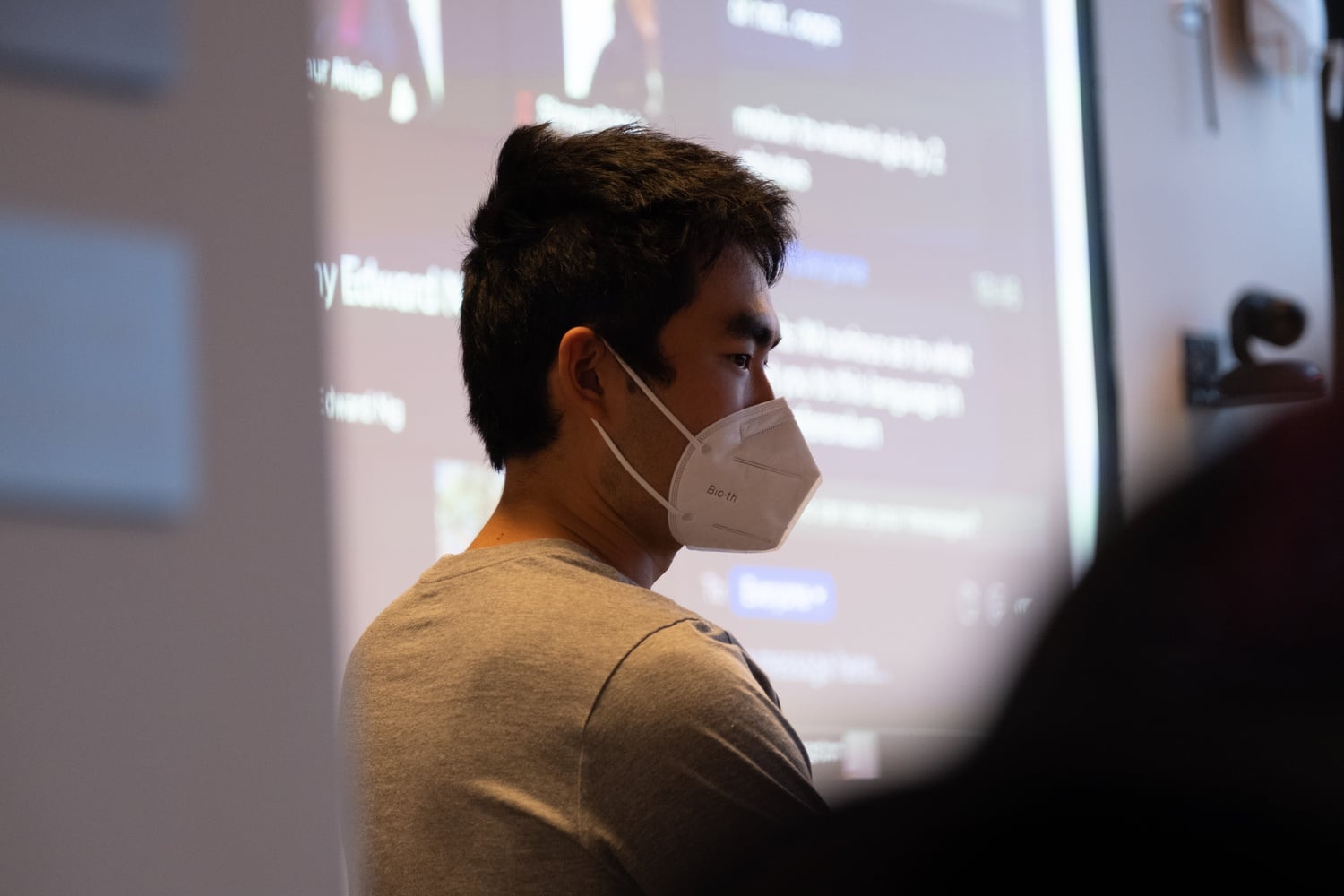 Michael Y. Cheng '22, pictured at an Undergraduate Council meeting on March 27