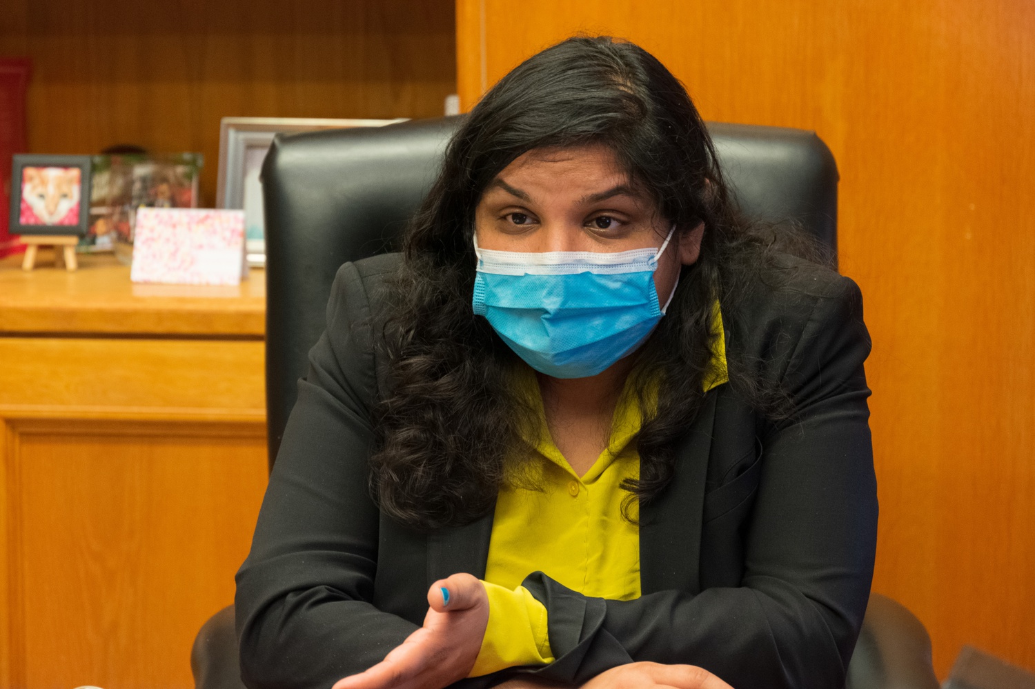 Cambridge Mayor Sumbul Siddiqui, elected unanimously by the City Council to a second term in office, is the first female mayor in the city's history to serve two terms.