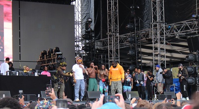 Cover image for From Dreamville Festival 2022: JID Gets Comfortable With Mosh Pits