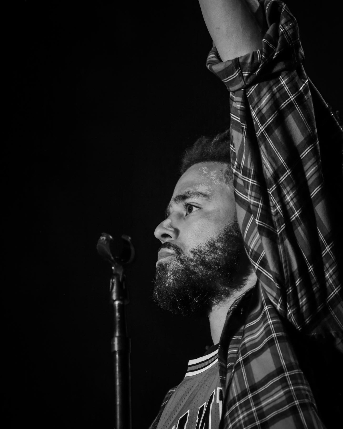 J. Cole gets emotional to see his fans at Dreamville music festival.