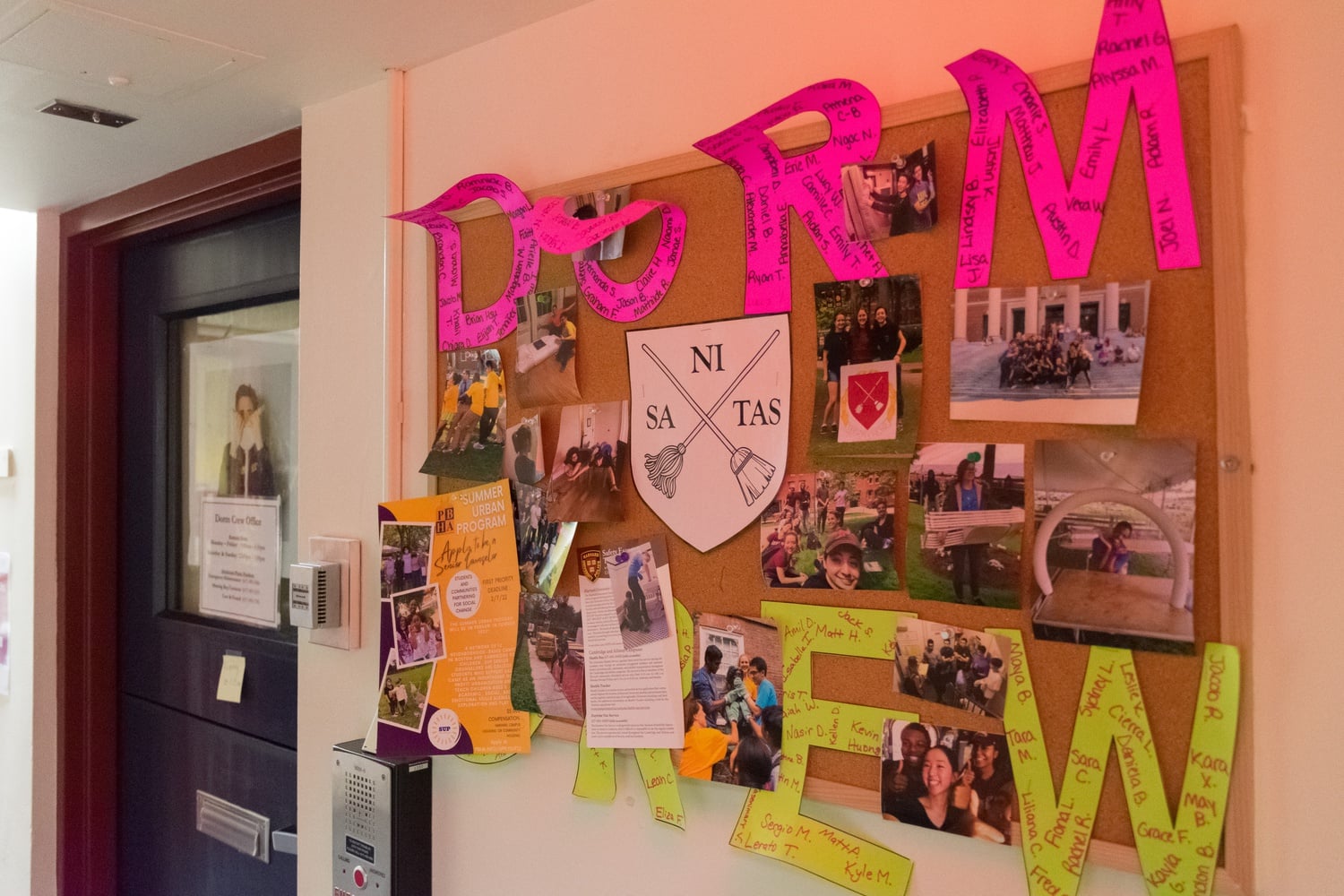 The College's Dorm Crew was established in 1951 as the Student Porter Program.
