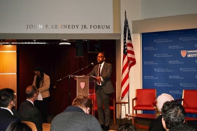 Cover image for At IOP Forum, Harvard Celebrates 150th Birthday of Civil Rights Icon William Monroe Trotter