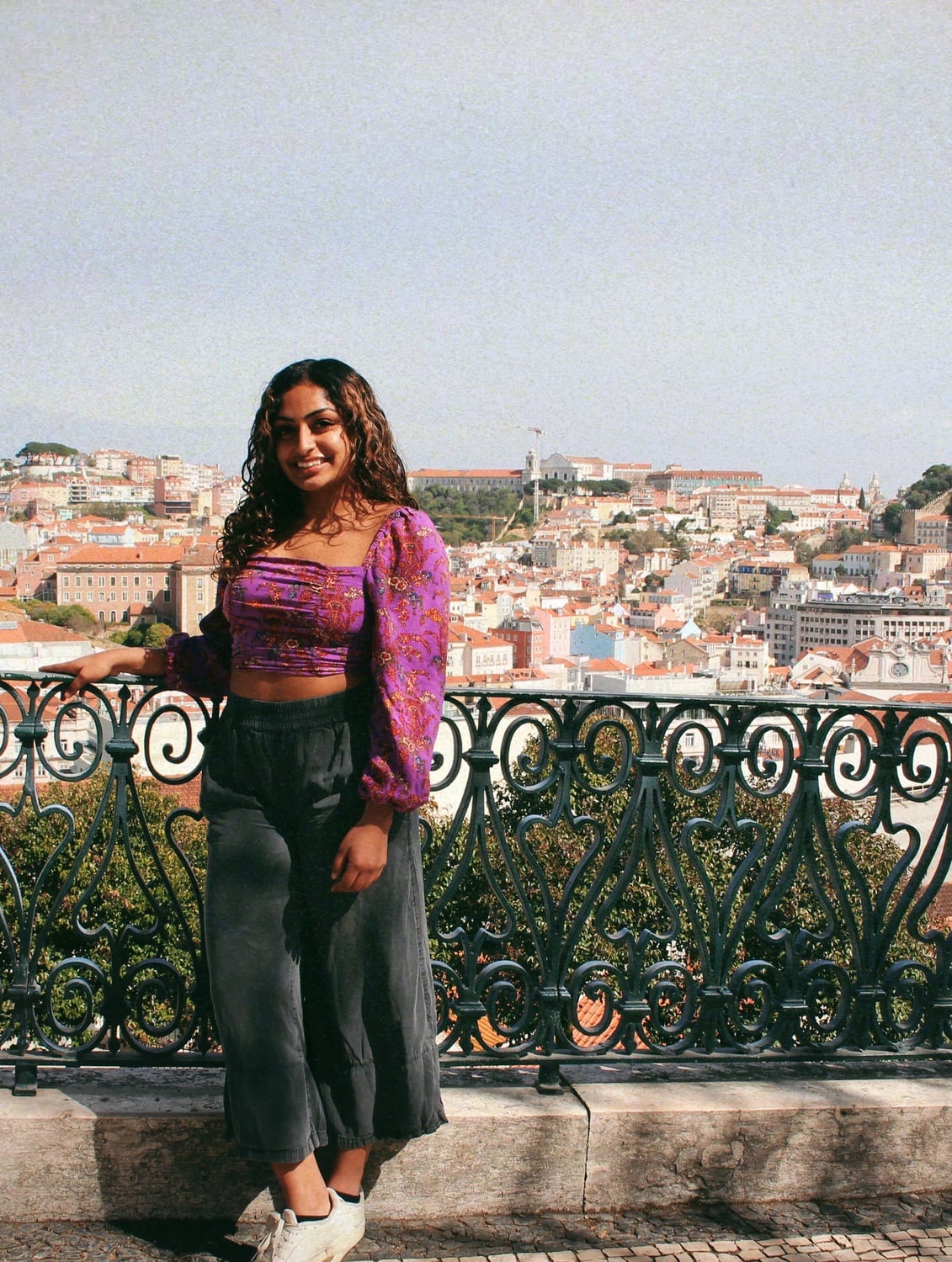 Srividya Maganti '23 in Portugal.