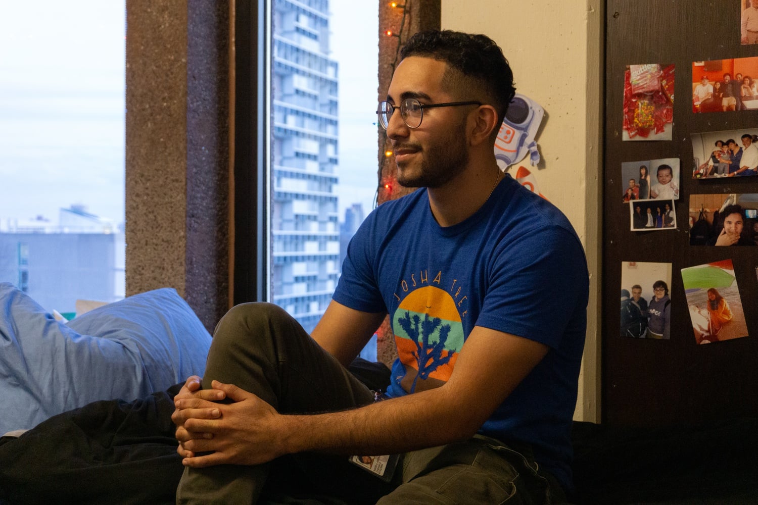 David A. Andrade '24 was one of the 80 percent of students who remained enrolled during the 2020-2021 school year.