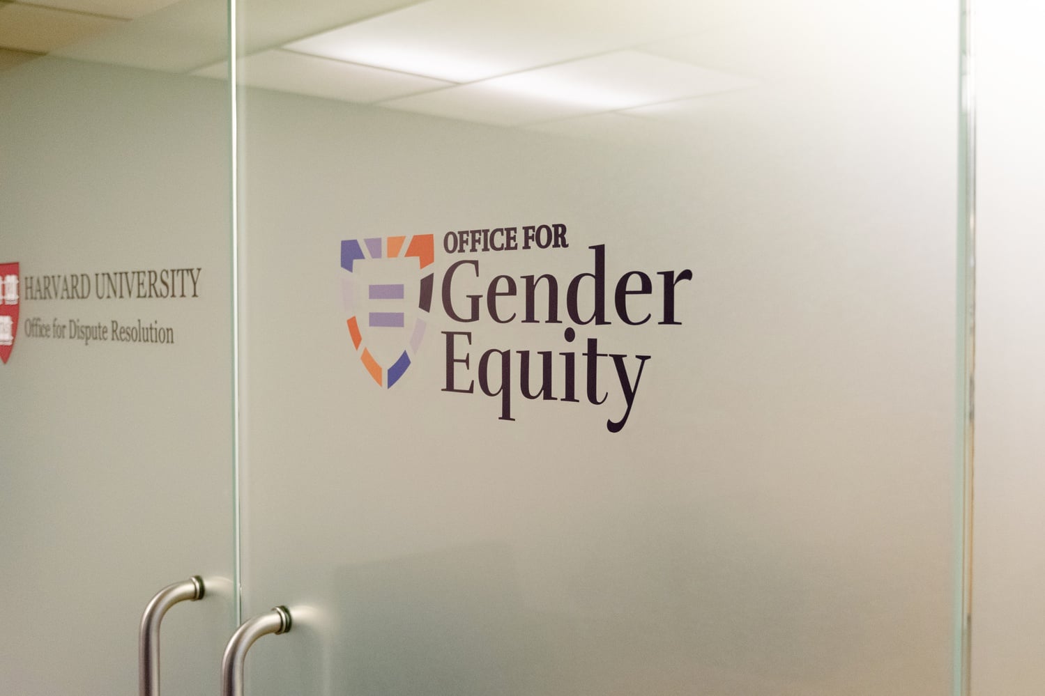 The Harvard Office for Gender Equity is located in the Smith Campus Center.