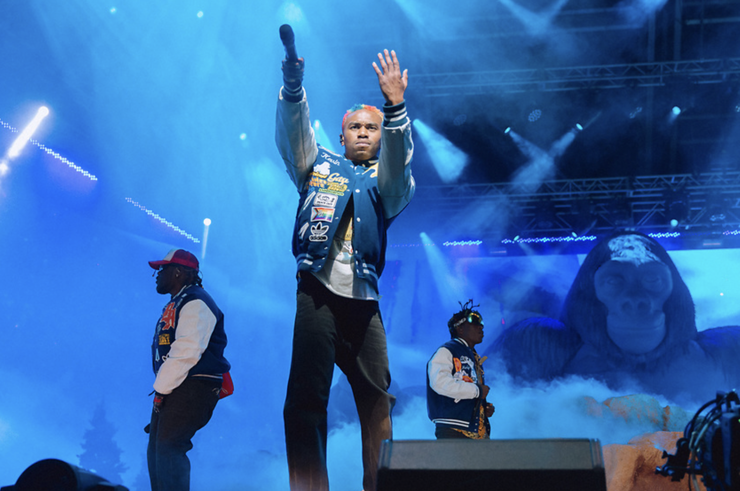 For their final performance as a band, BROCKHAMPTON took to the Sahara Stage at Coachella on April 23, 2022.