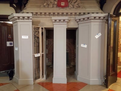 Cover image for Adams House Fireplace Panel Removed