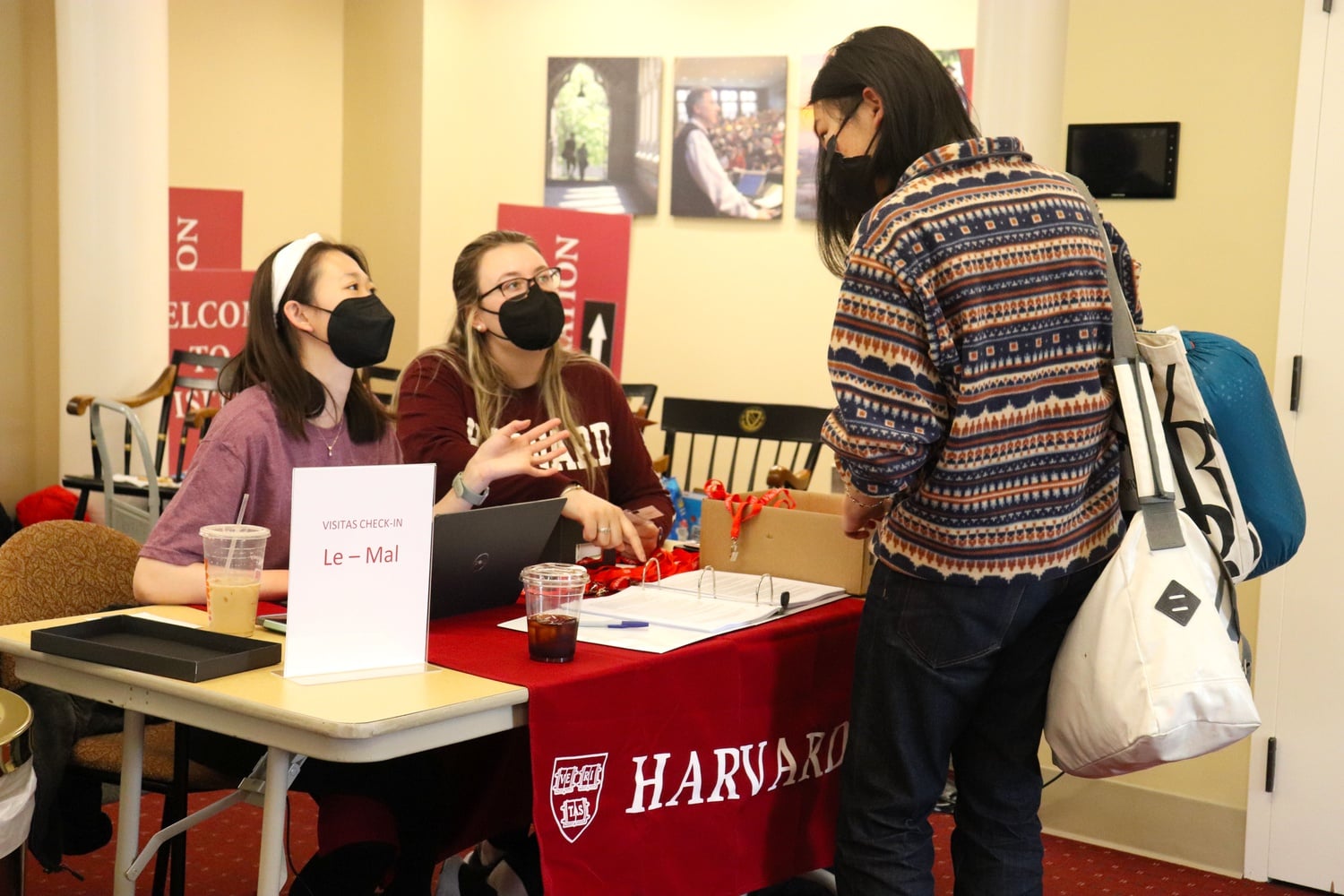 Visitas returned to Harvard for the first time since 2019.