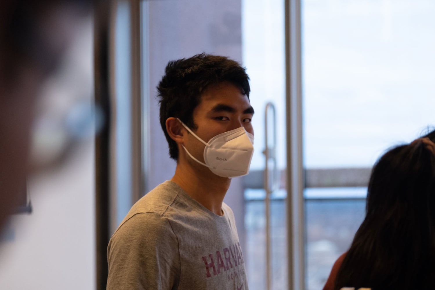 Michael Y. Cheng '22 at a UC meeting.