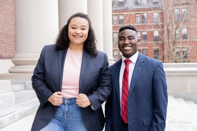 Cover image for LyLena D. Estabine ’24 and Travis Allen Johnson ’24 - Widener