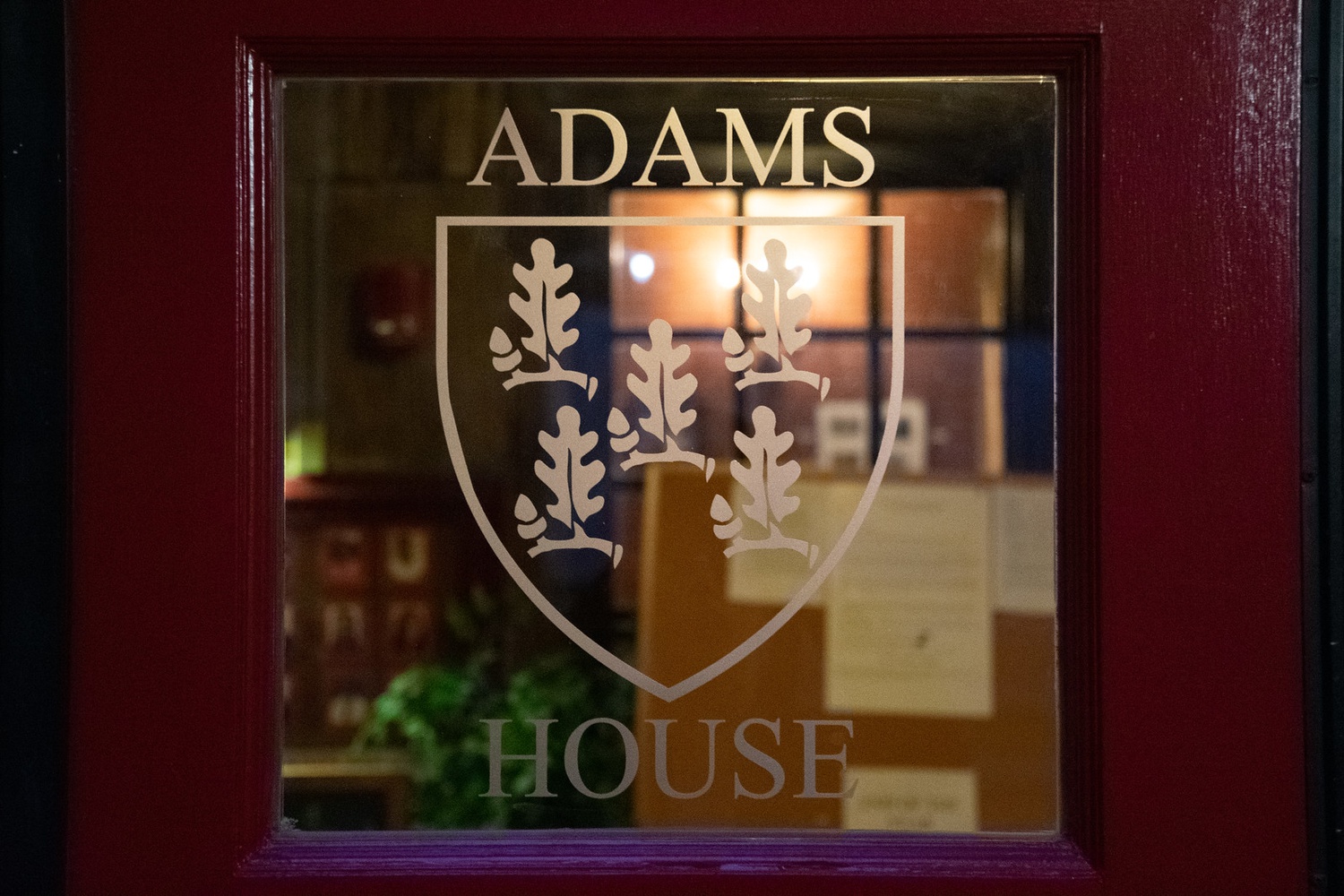 Adams House is one of 12 undergraduate houses at Harvard College.