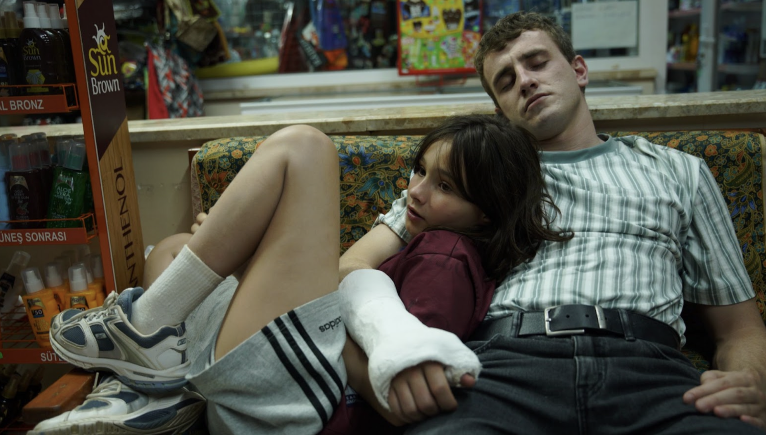 Paul Mescal and Frankie Corio star in Charlotte Wells’s feature directorial debut.