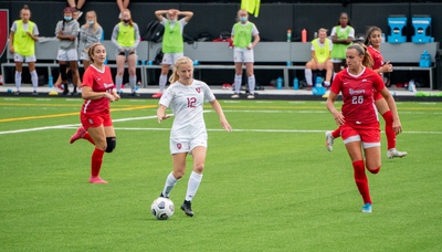 Cover image for Chasing a Championship: Women's Soccer Prepares for Return