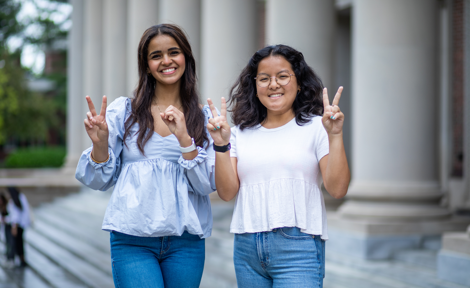 Menatallah “Menat” N. Bahnasy '22 and Ruth H. Jaensubhakij are the First and Second Marshals of the College’s Class of 2022, respectively.