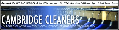 Cover image for Cambridge Cleaners Commencement 2022 Ad