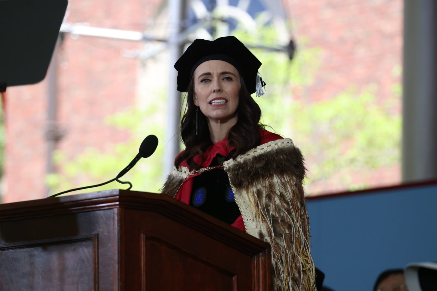 New Zealand Prime Minister Jacinda Ardern told Harvard graduates to pursue “genuine debate and dialogue.”