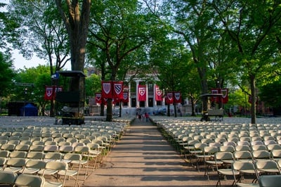 Cover image for 30,000 Chairs: Planning Harvard’s Triple Commencement