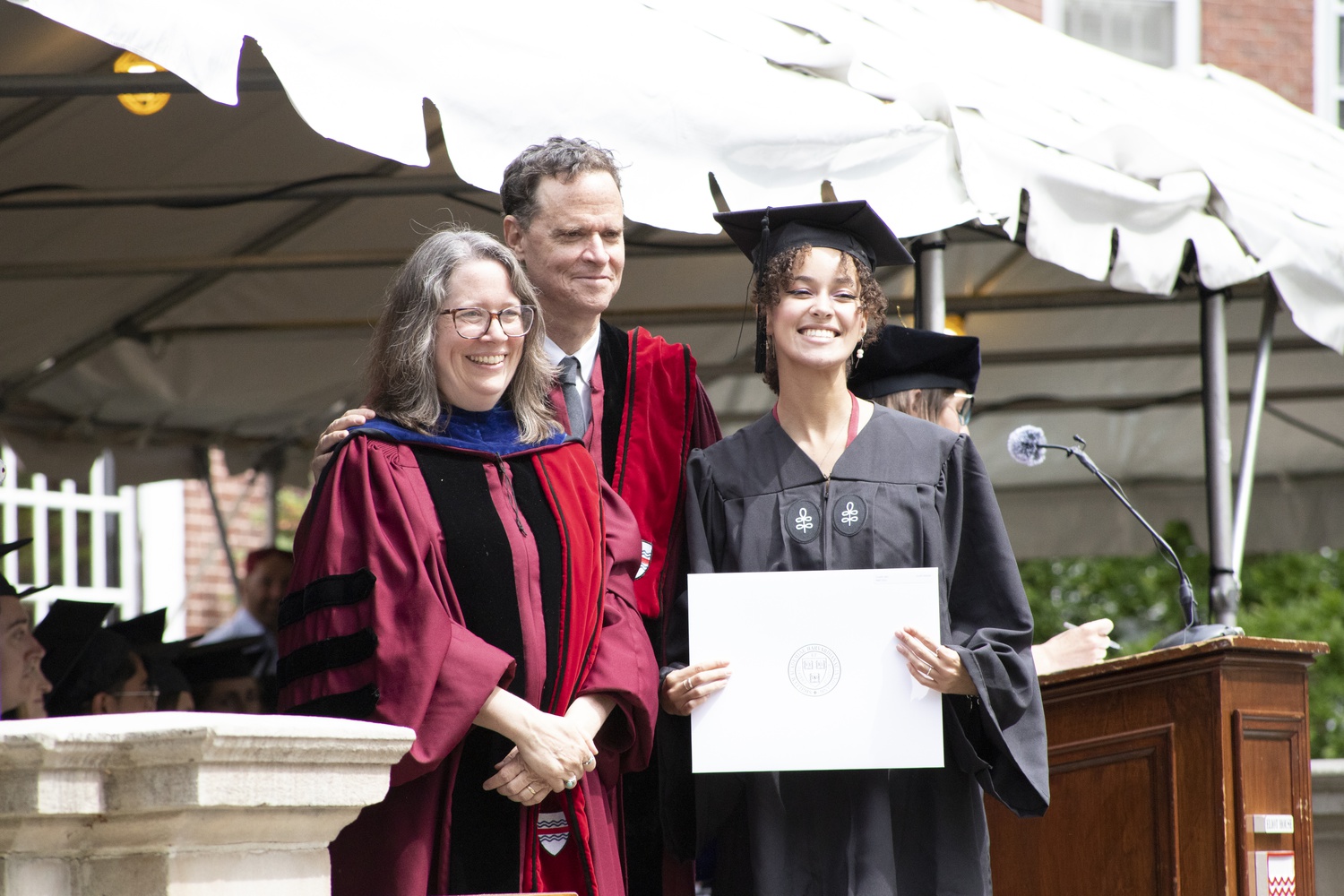 Eliot House celebrated its seniors at its first house-wide graduation ceremonies since before the Covid-19 pandemic.
