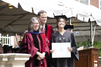 Cover image for For First Time in Three Years, Residential Houses Hold In-Person Festivities for Graduating Seniors