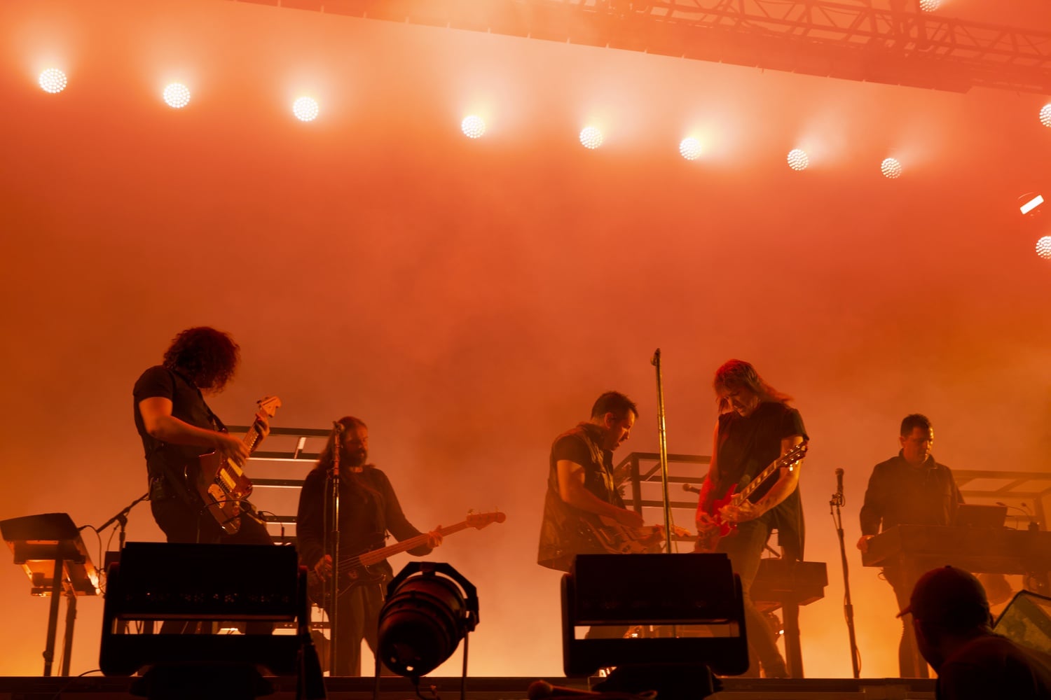 The rock project from Cleveland battled each other in a guitar riff-off on Saturday at Boston Calling.