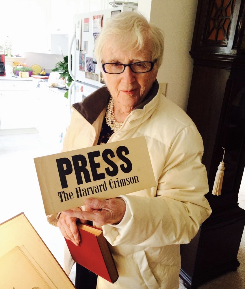 Joan McPartlin Mahoney ’49, who died last month, was The Crimson's first female reporter.