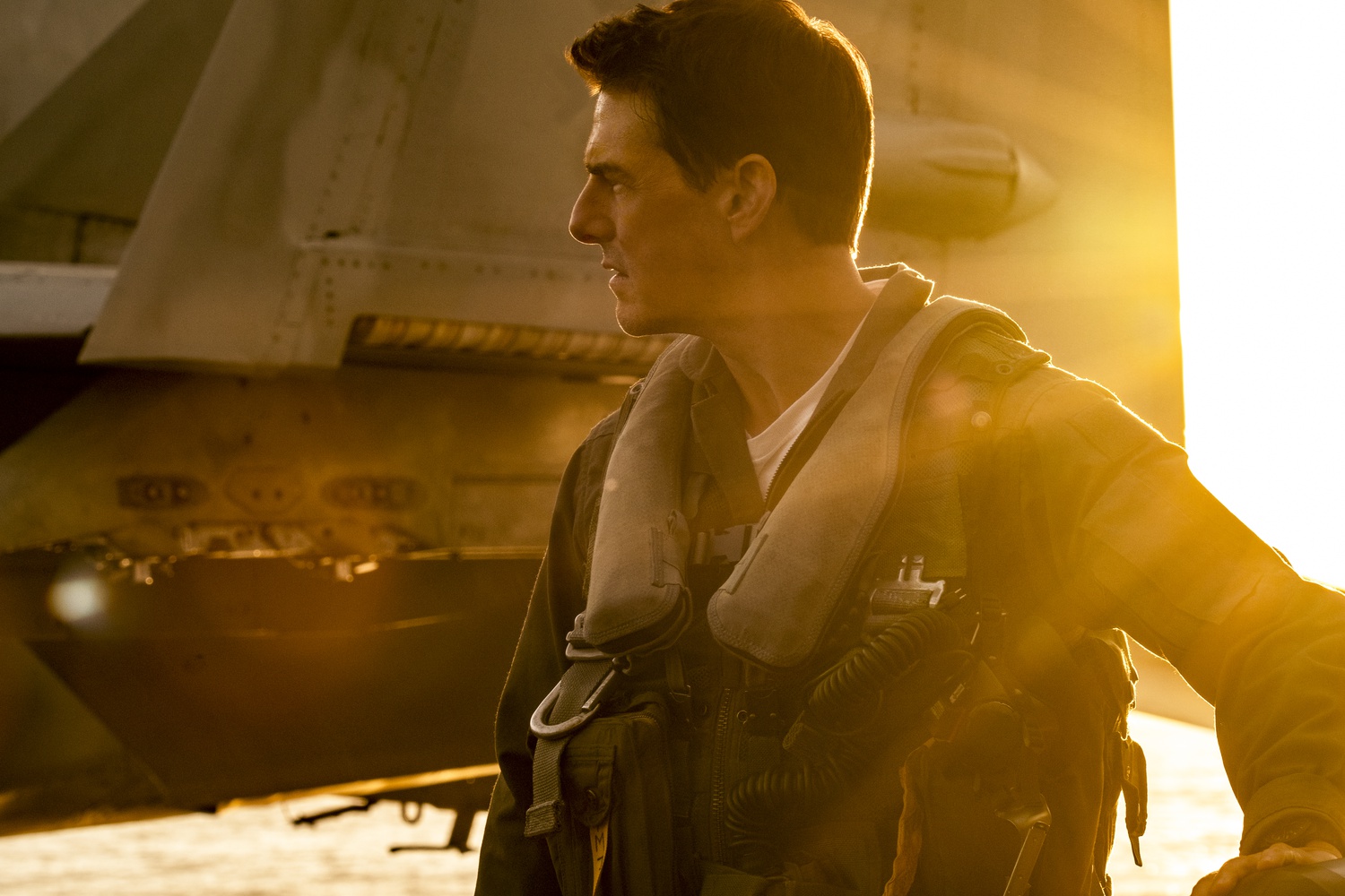 Tom Cruise stars as Captain Pete "Maverick" Mitchell in the 2022 film "Top Gun: Maverick."