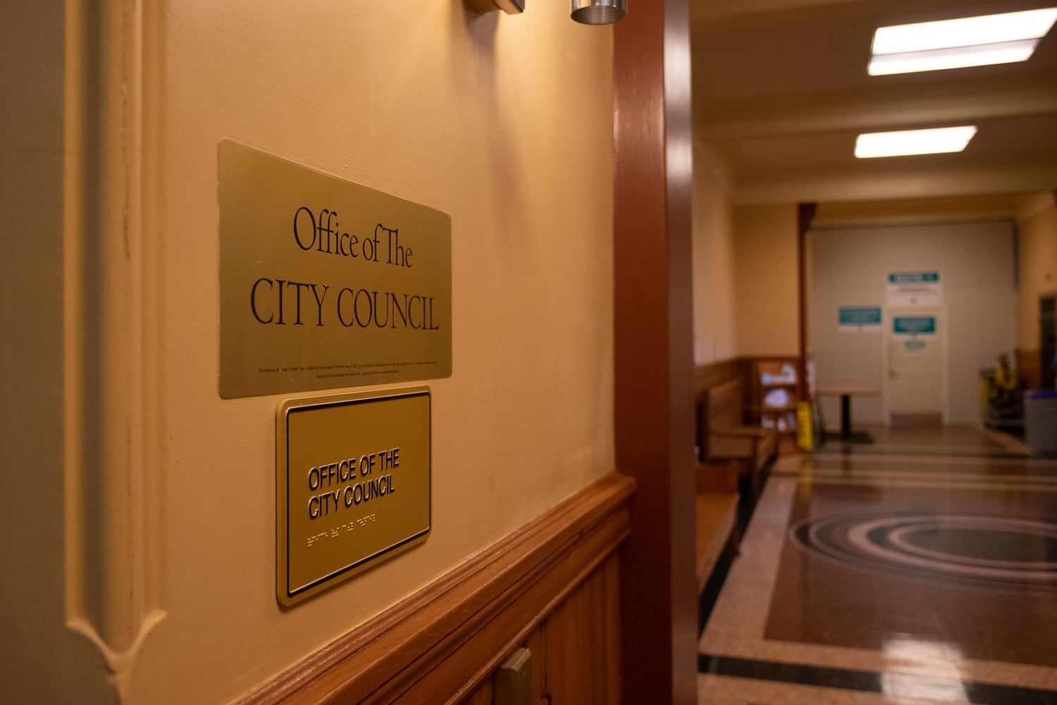 The Cambridge City Council meets in City Hall, located in Central Square.