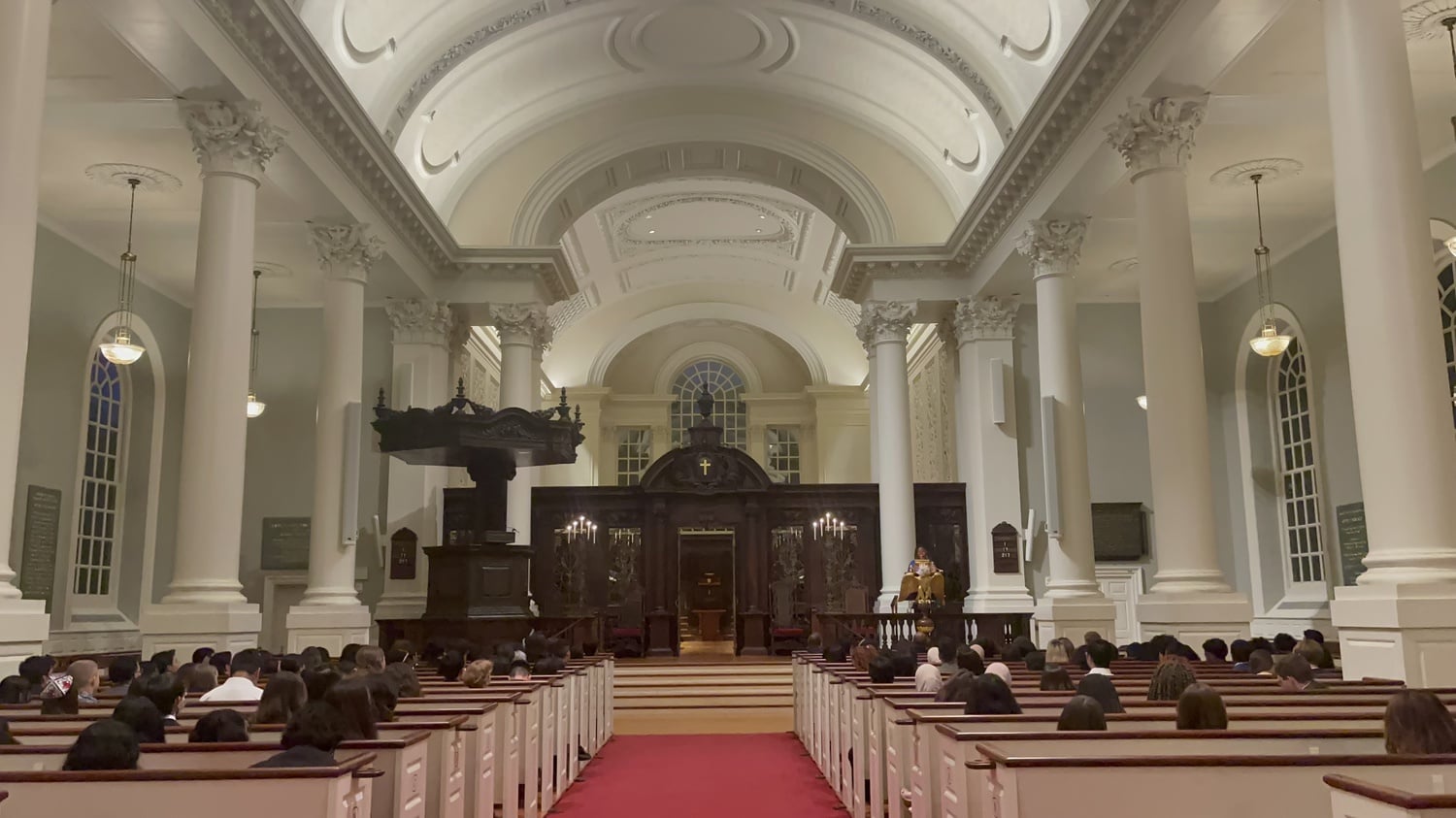 The inaugural FGLI welcoming ceremony was held Saturday at Memorial Church.