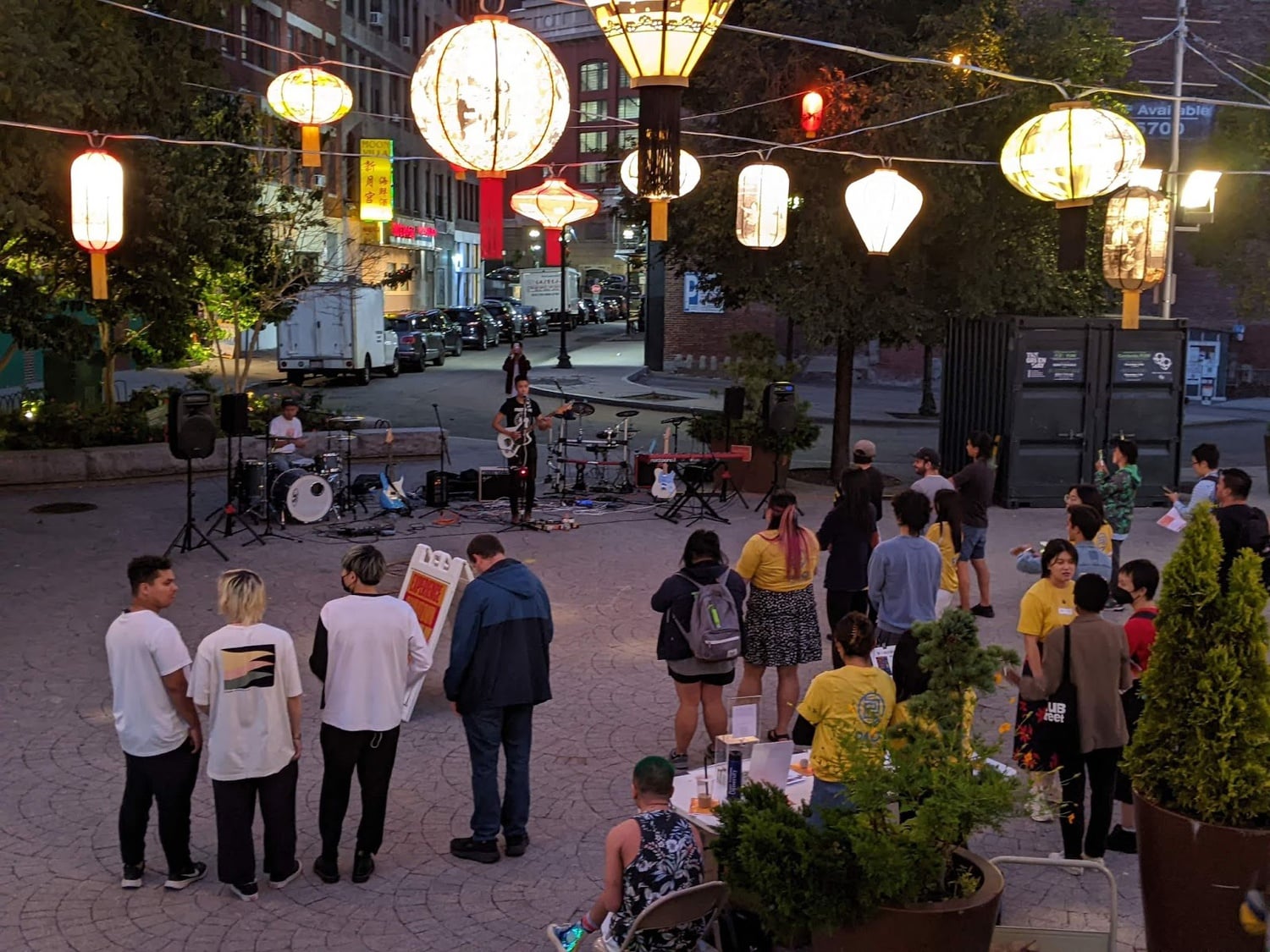 Orca Bones performs on the opening night of Experience Chinatown performances.