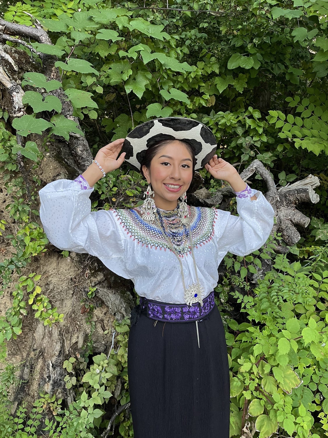 Amy E. Chalán Vacacela ’24 is Kichwa from the Saraguro tribe in Ecuador. When EMR 151 popped up in the course catalog, she recalls, “It was so perfect.”