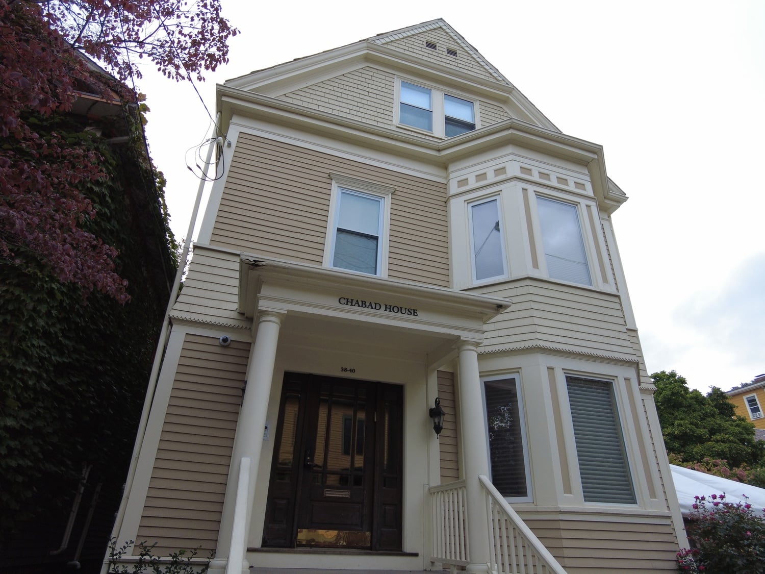 The Chabad House at Harvard is located at 38 Banks Street.