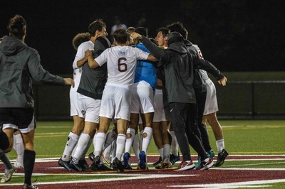 Cover image for Men's Soccer Loses Ivy Opener, 3-2, to Cornell, Notches 1-0 Win at Boston University