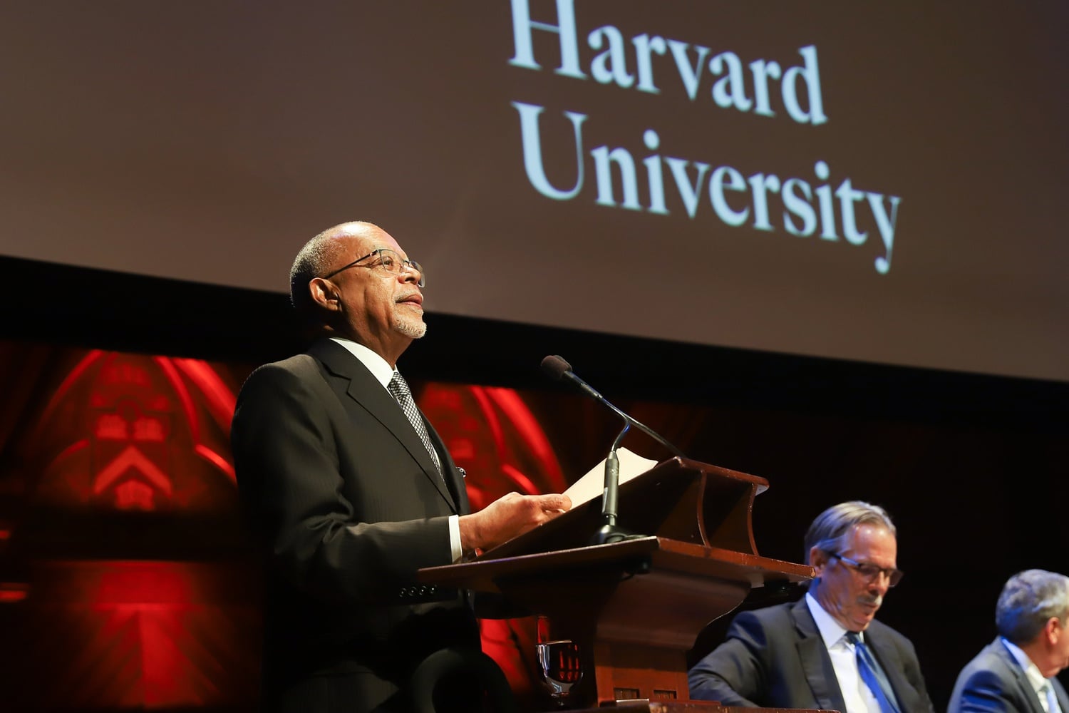 University Professor Henry Louis Gates Jr. speaks at the W.E.B. Du Bois Medal ceremony on Thursday.