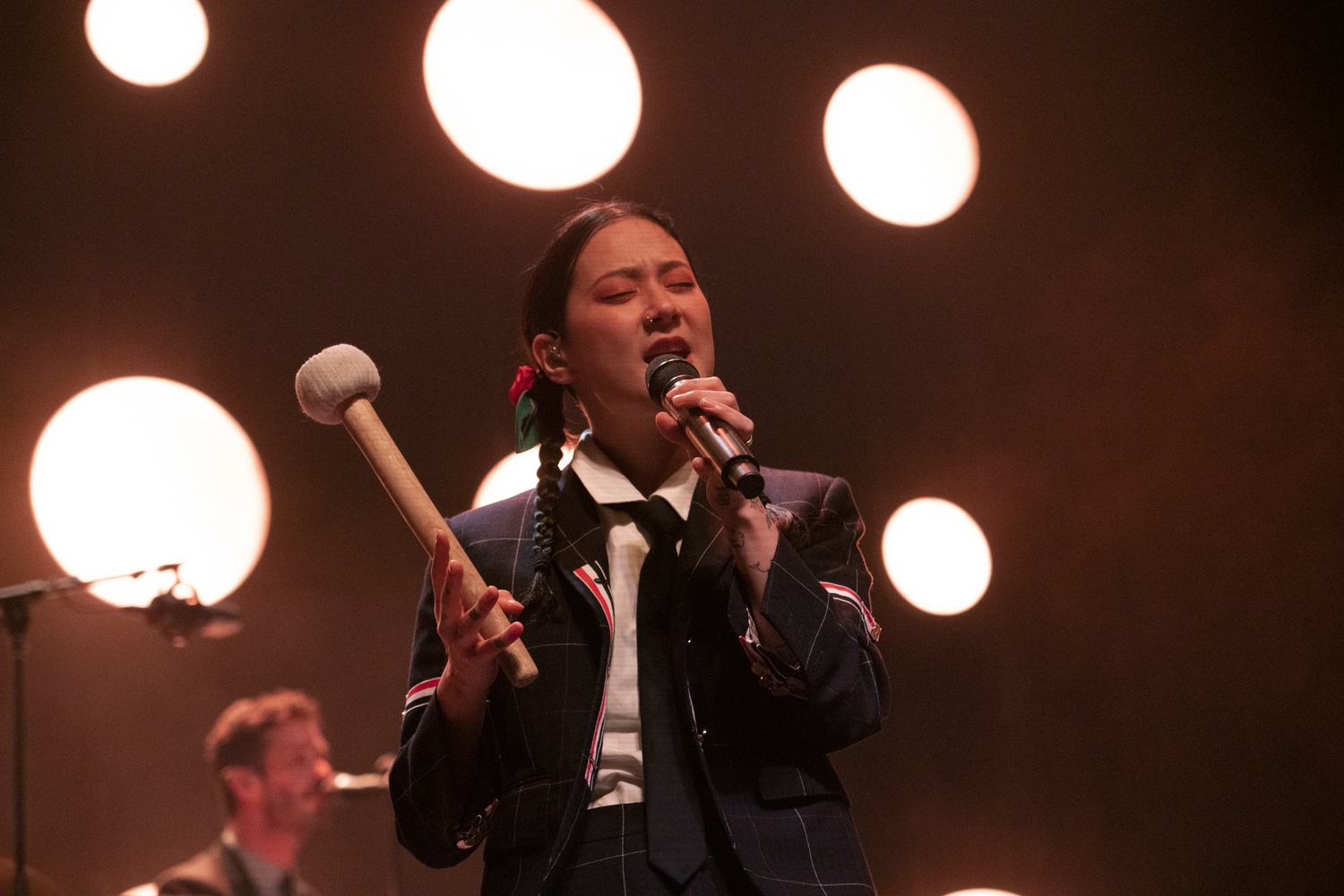 Zauner’s bouncy, infectious energy shone primarily through her music.