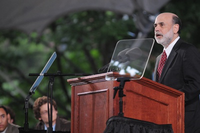 Cover image for Ben S. Bernanke '75 Delivers 2008 Class Day Speech