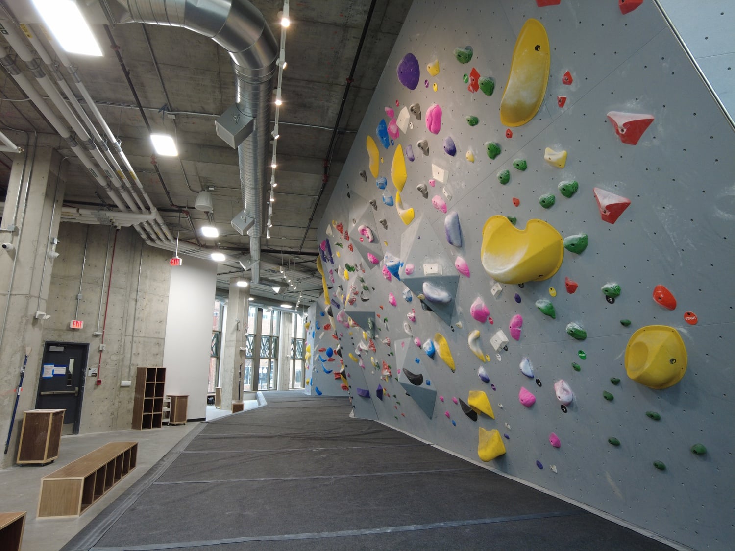 Central Rock Gym, a chain of rock climbing gyms, opened location in Harvard Square in August.