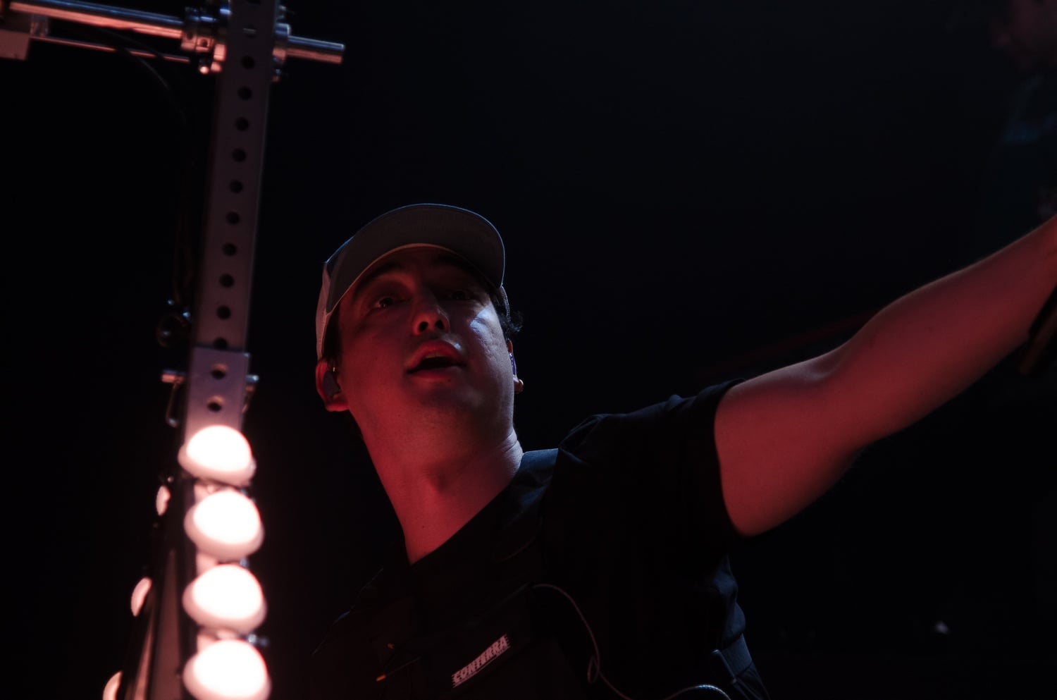 Joji’s team relied mostly on LED backlighting, which cast his silhouette into the audience.