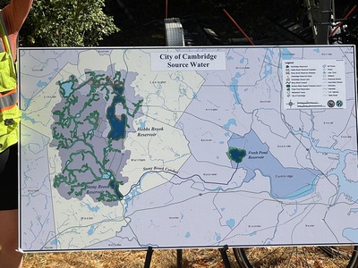 Cover image for ‘Imagine You’re A Water Drop’: A Bike Tour of Cambridge’s Watershed