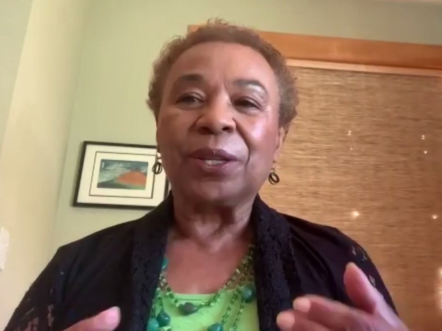 Representative Barbara J. Lee spoke on antiracism and reparations at a Harvard Institute of Politics forum Thursday.