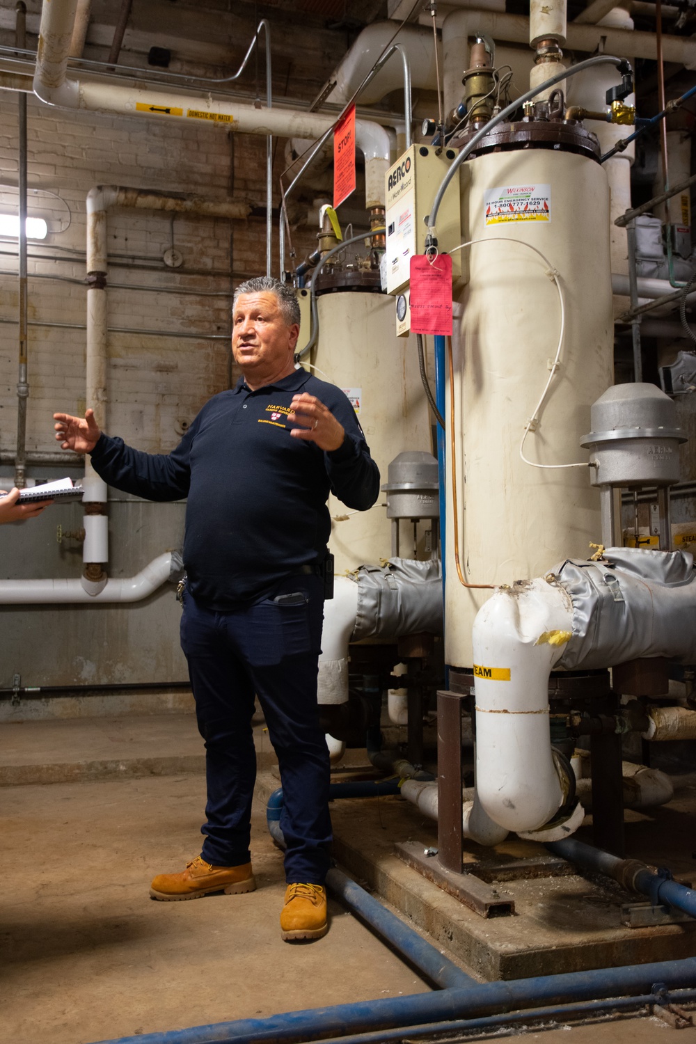 John P. Sabbio has worked as a maintenance operator for 37 years.