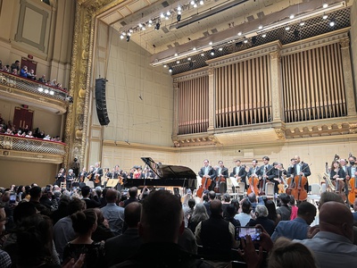 Cover image for Piano Pyrotechnics: Yuja Wang and the BSO Perform Shostakovich, Haydn, Adolphe