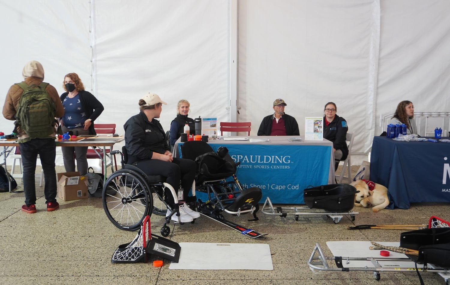 Harvard's “Disability as Diversity” celebration took place in Science Center Plaza.