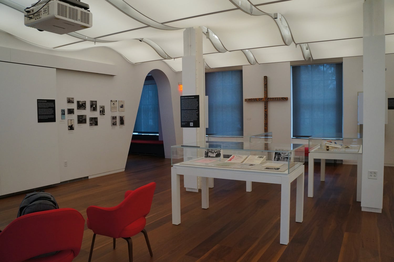 The Radcliffe Institute's Schlesinger Library unveiled a new exhibit celebrating the 50th anniversary of Roe v. Wade, a landmark Supreme Court decision.