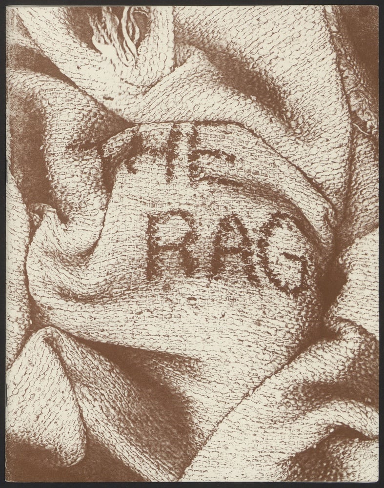 The January 1991 cover of The Rag.