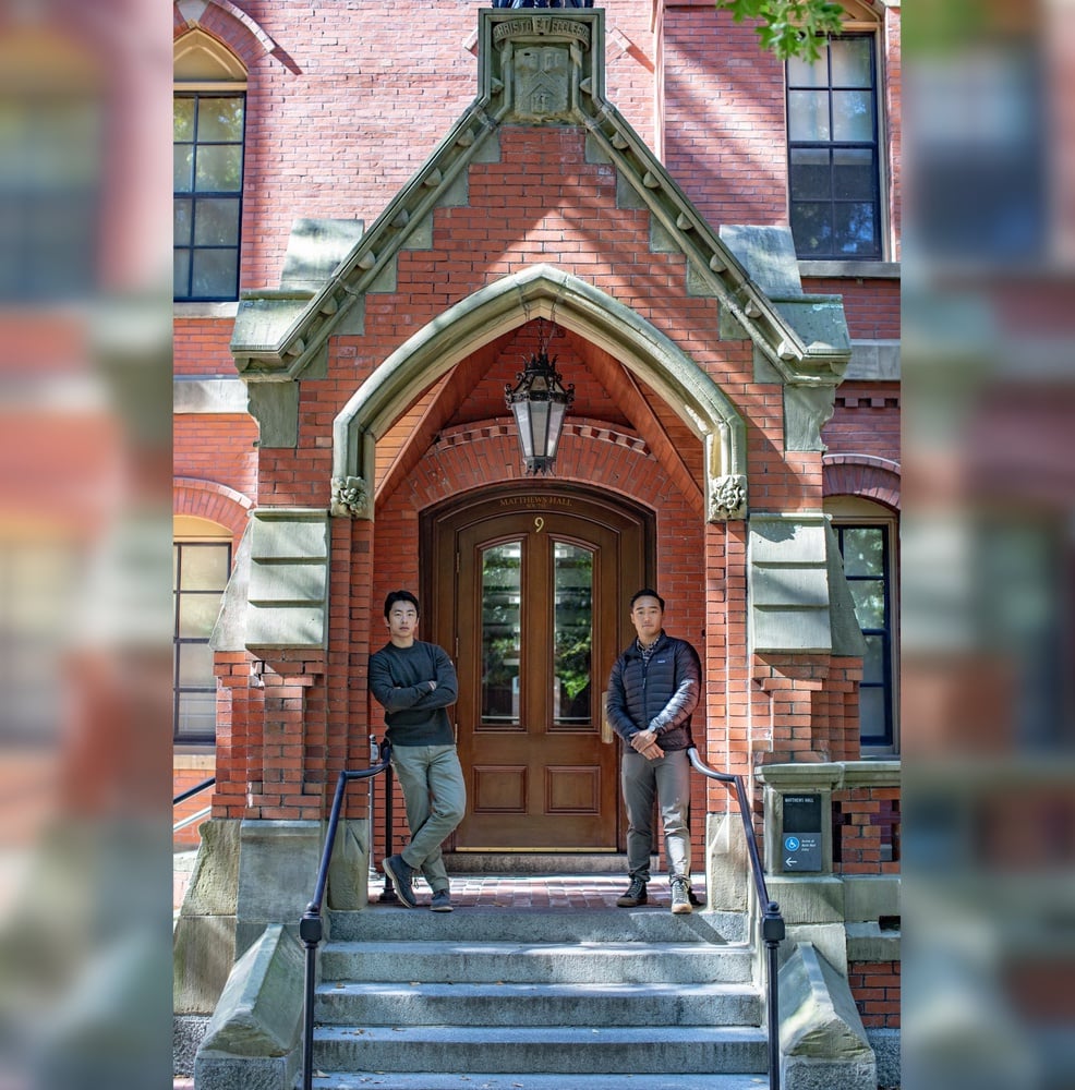 Nick Ige ’25 and Kevin Fischetto ’26 are not your ordinary Harvard students.