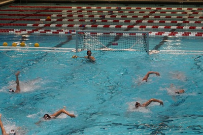 Cover image for Following Home Stint, Water Polo Looking Forward to Playoff Waters