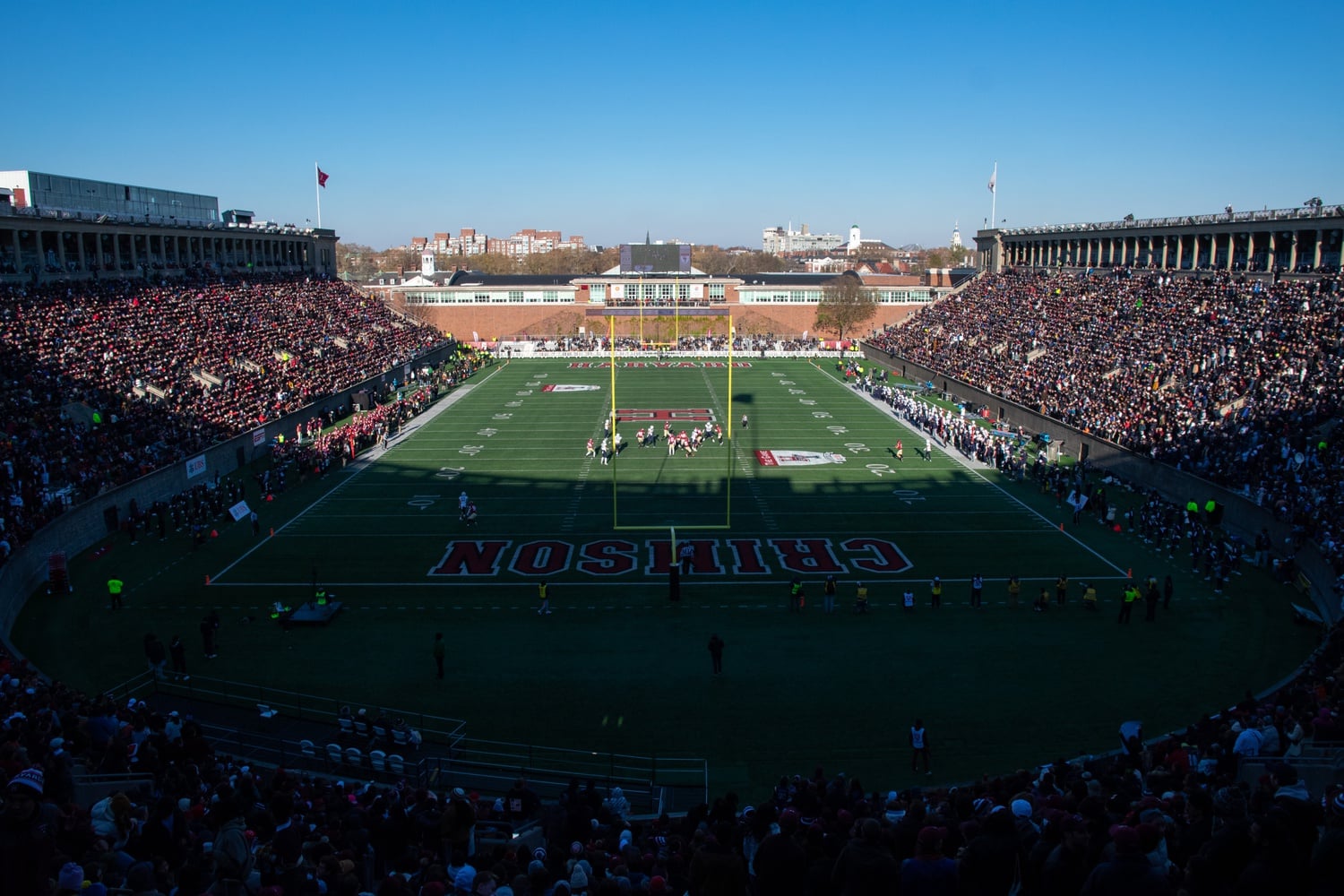 A sellout crowd of 30,006 fans from Harvard and Yale made their way to Harvard Stadium on Saturday for the 138th Playing of The Game. They were treated to an ugly defensive battle, with the Bulldogs coming out on top, 19-14.