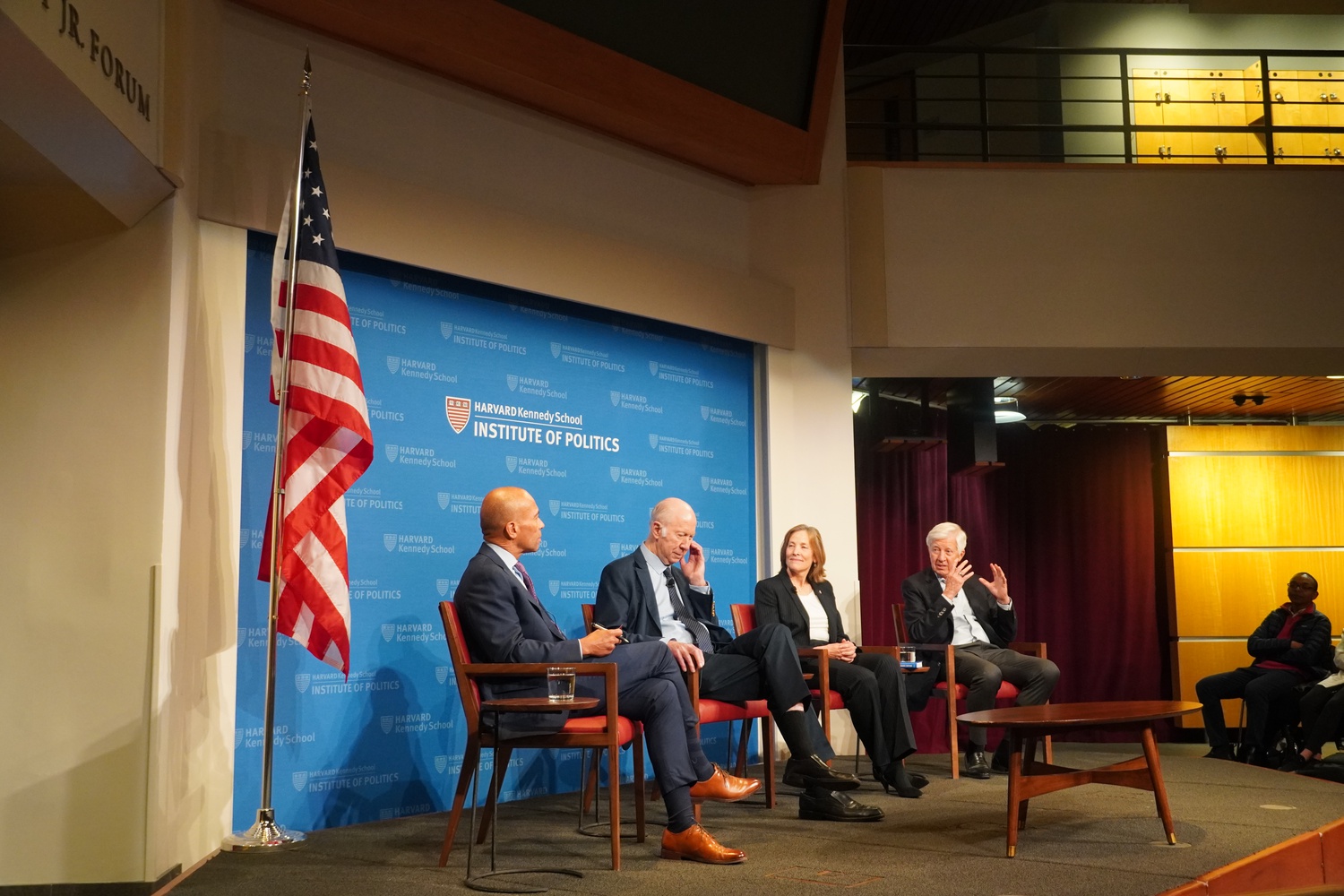 The Harvard Kennedy School Institute of Politics hosted panelists on Tuesday evening for a discussion about the next generation of American leadership.