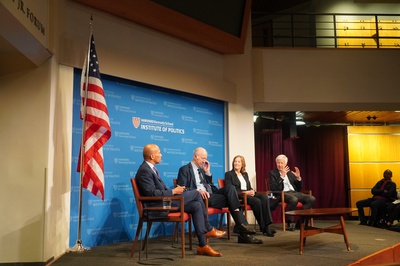 Cover image for Political and Military Experts Talk Future of Leadership at IOP Forum